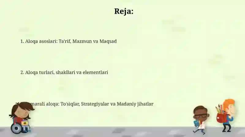 Muloqot haqida tushuncha, Muloqotning mazmuni va maqsadi 2
