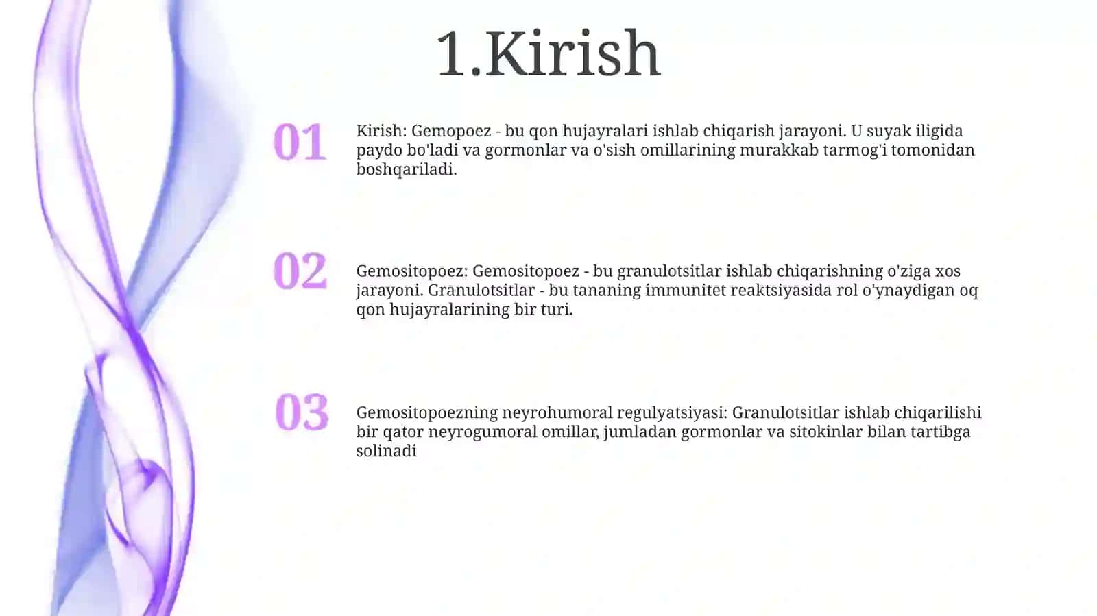 Gemositopoezni Neyro Gumoral Boshqarilishi 2
