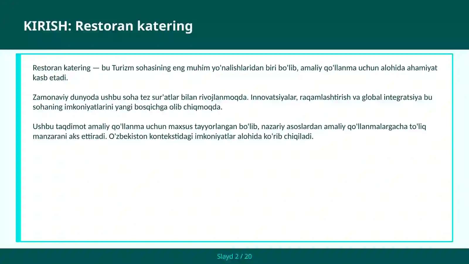 Restoran katering 2