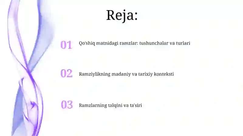 Qo'shiq matnidagi ramzlar 2