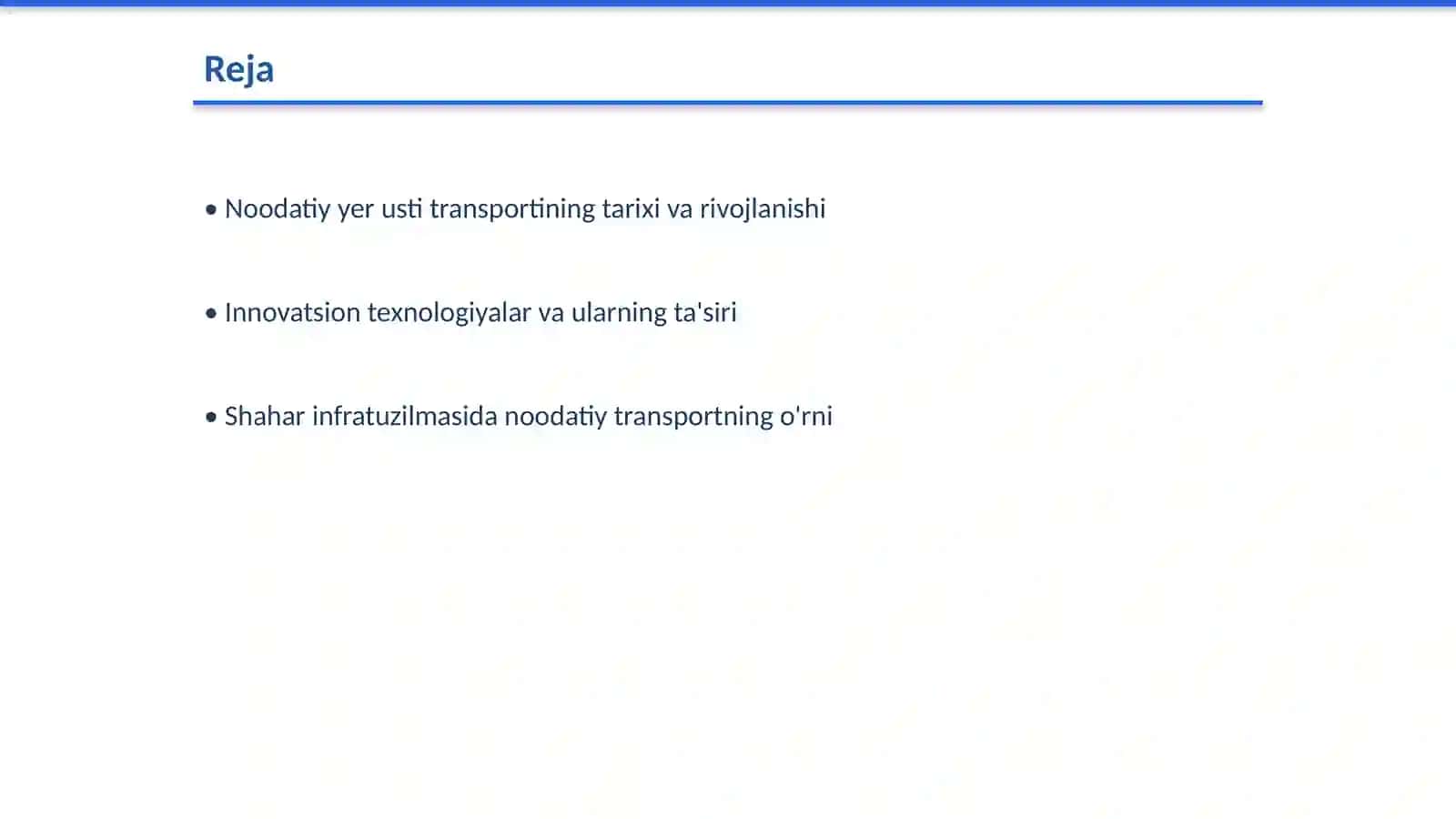 Noodatiy yer usti transporti: kreativlik va amaliyot 2