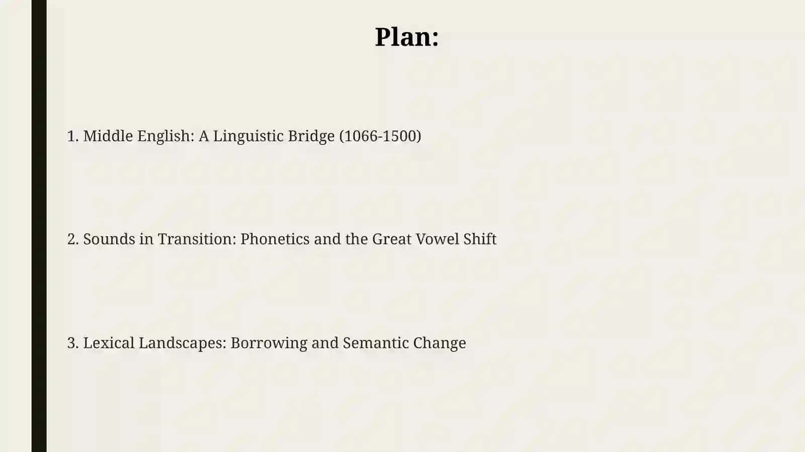 Middle english period,Phonentic and lexics 2