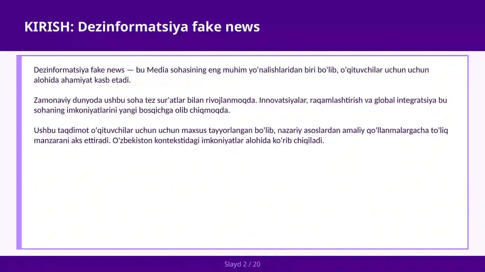 Dezinformatsiya fake news 2