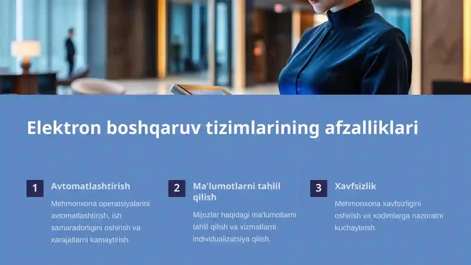 Mehmonxonalarda elektron boshqaruv tizimlari 2