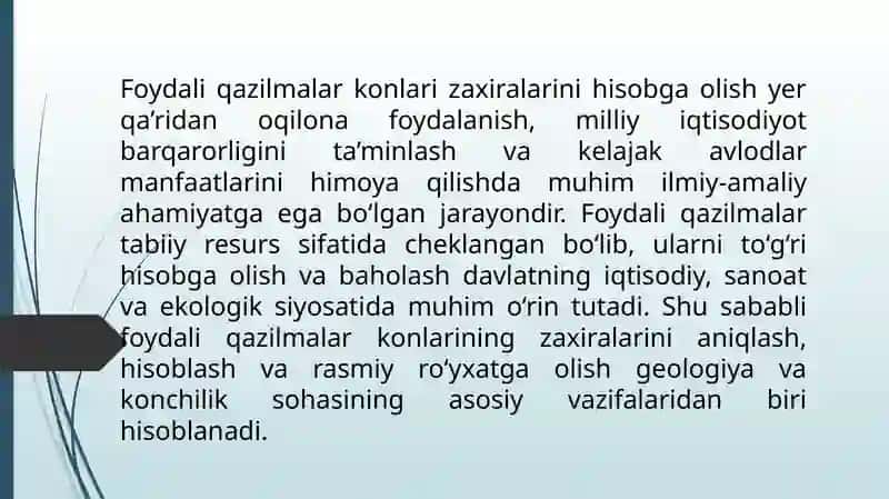 Foydali qazilma konlarini ochiq usulda qazib olishda olib boriladigan marksheydirlik ishlari 2