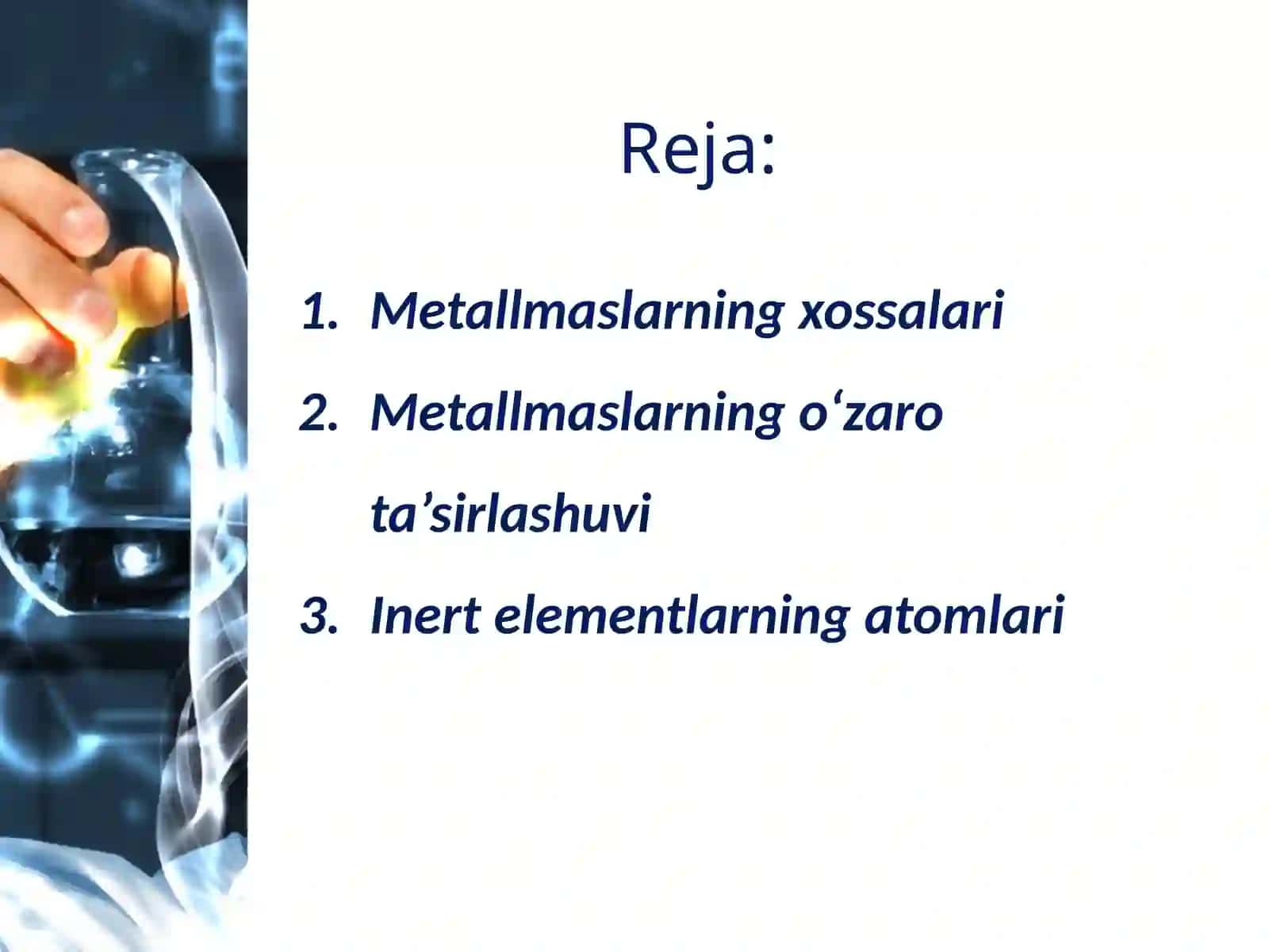 Metallmaslarning umumiy xossalari 2