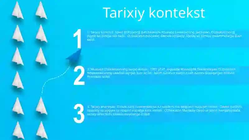 Mustaqil Òzbekiston Respublikasining Tashkil Topishi Va Uning Tarixiy Axamiyati 2