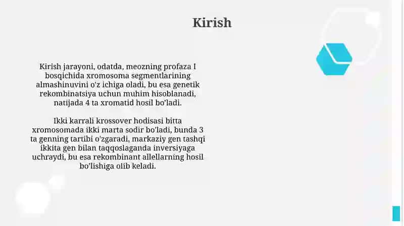 Ikki karrali krossover hodisasi: Asoslar 2