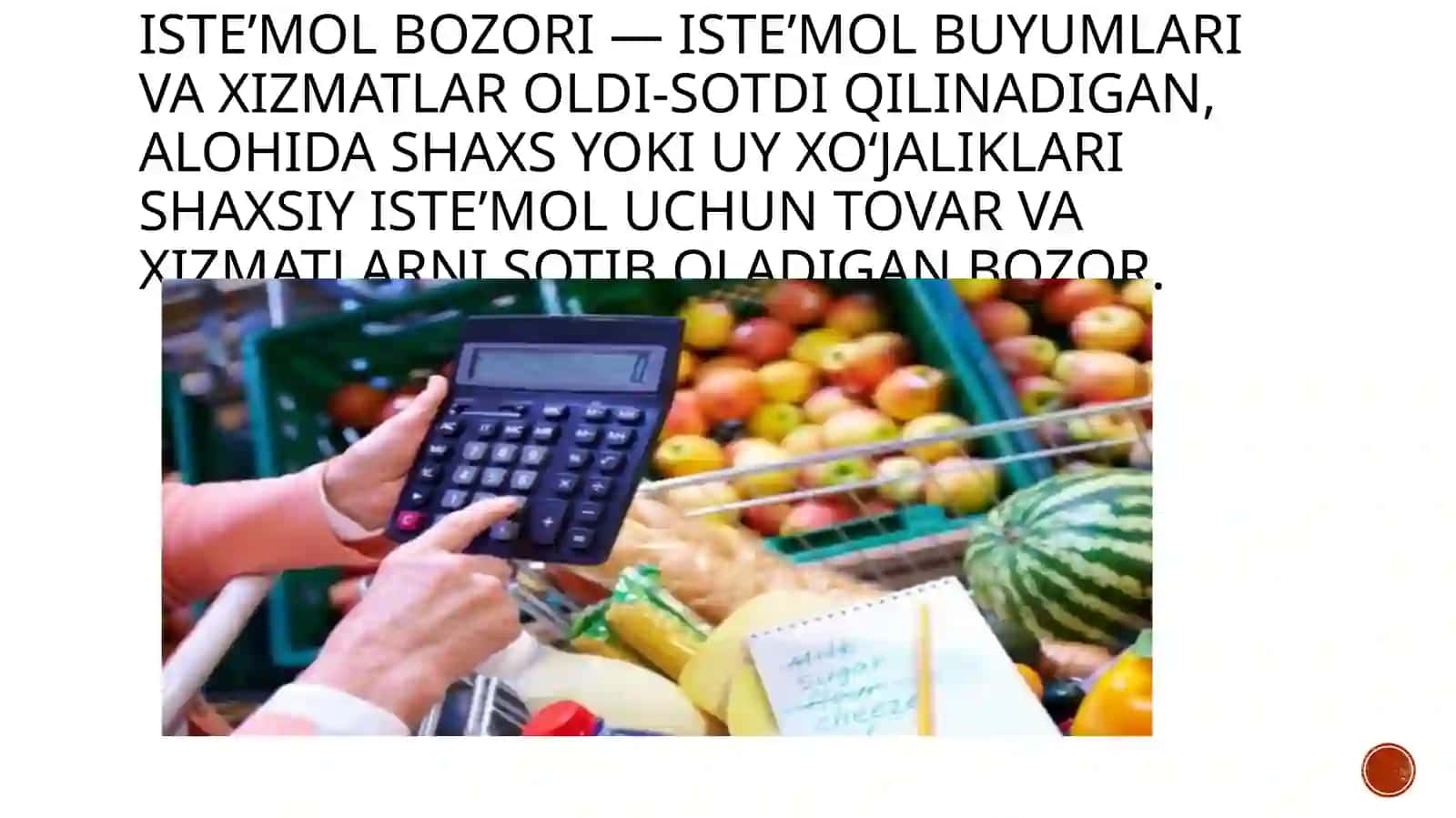 Iste’mol bozorlari va xaridorlarning xulq atvori omillari 2