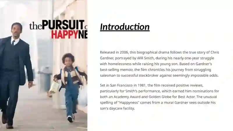 The pursuit off happiness 2