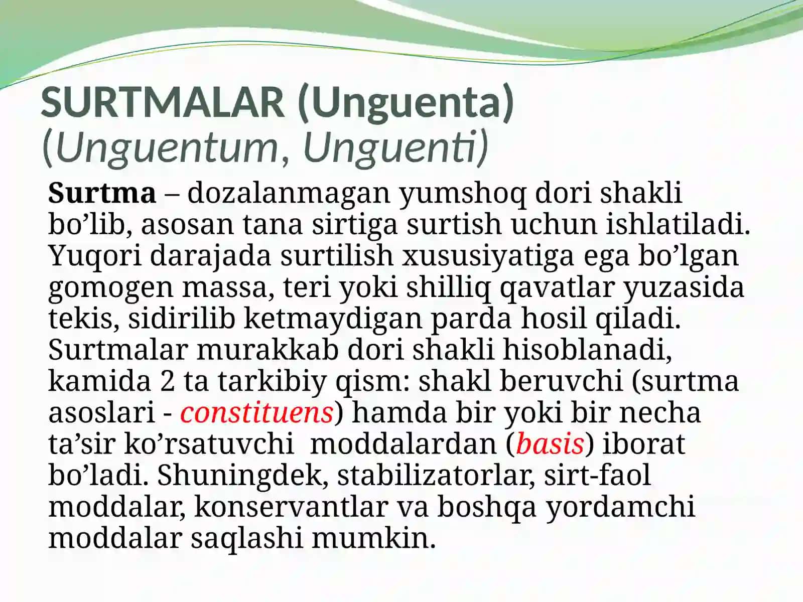 Surtmalar (Unguenta) 2