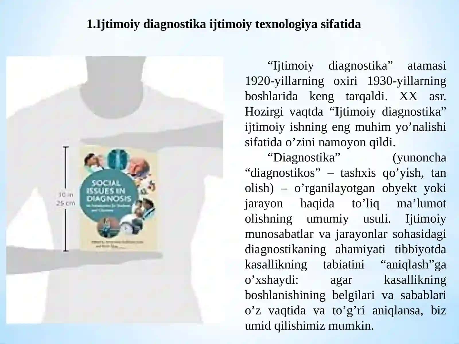 Ijtimoiy diagonoz jarayonini tashkillashtirish 2