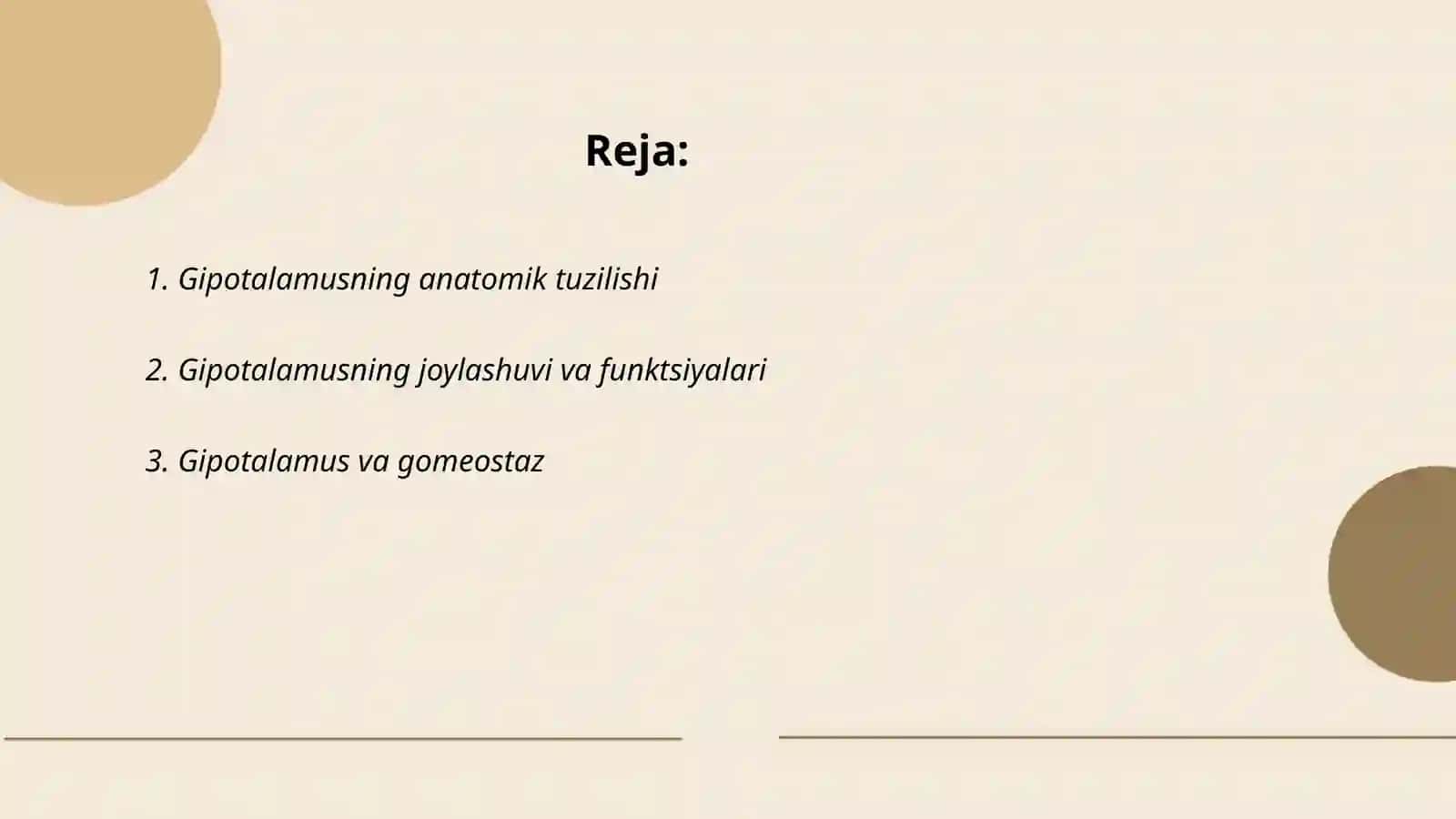 Gipatalomus oʻzaklari va ularning ahamiyati 2