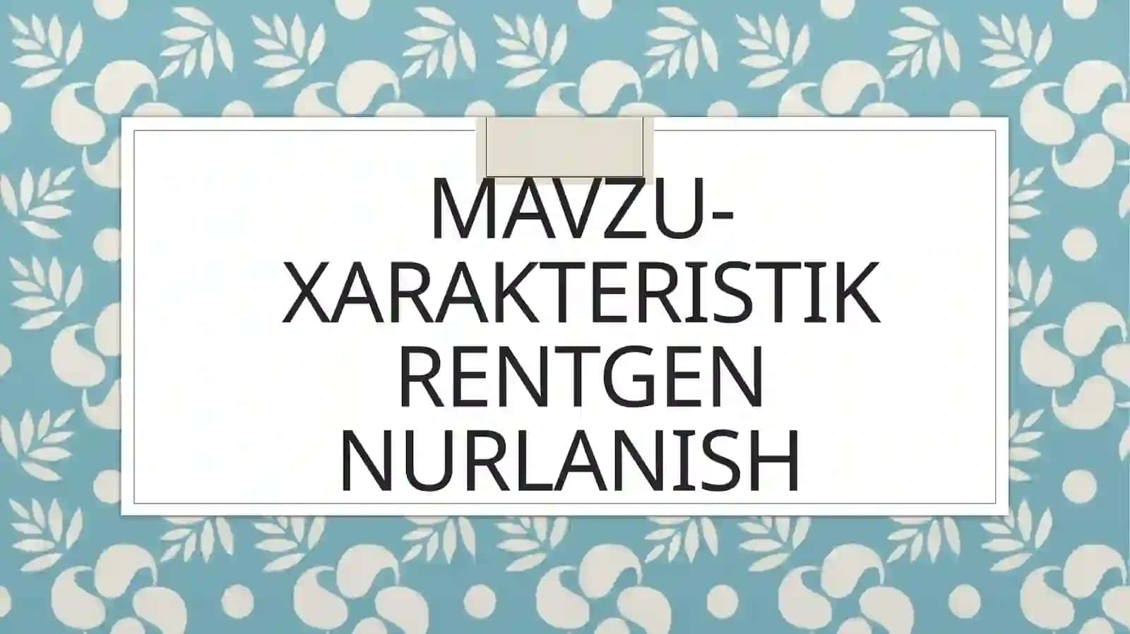 X-nurlanish 2