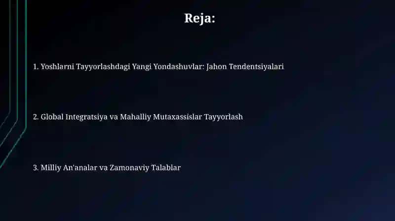 Yosh Kadrni Tayyorlashdagi Yangi Yondashuvlar 2