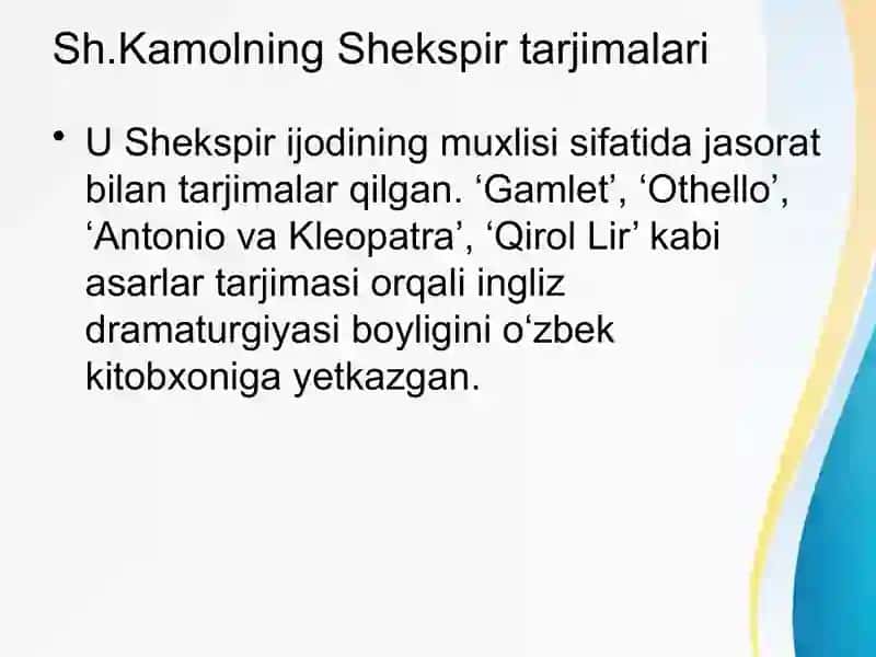 Jamol Kamol ijodida tarjima madaniyati 2