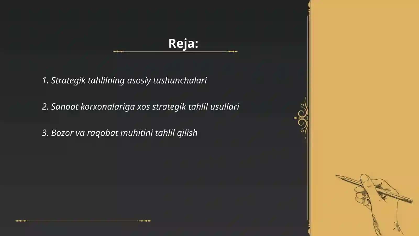 Sanoat korxonalarini strategiyalashda strategik tahlilning uslubiy qoidalari va tamoyillari 2