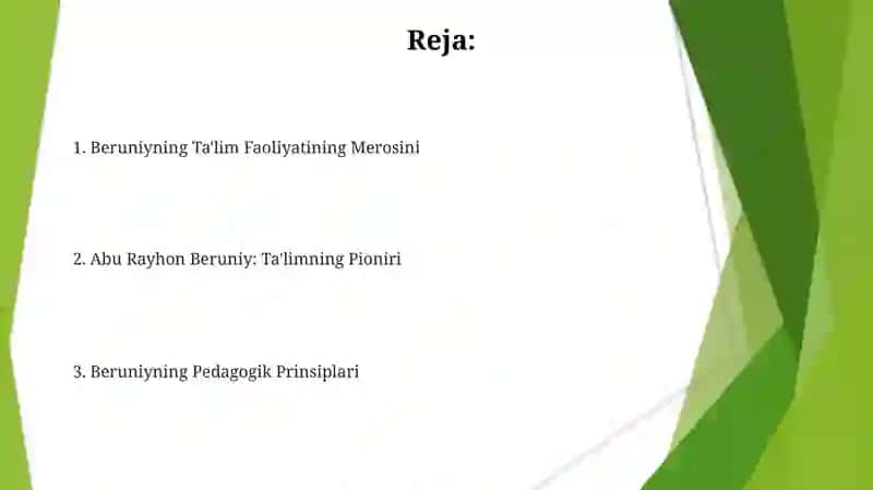 Abu rayhon Beruniy ta'lim tarbiyaviy qarashlari 2