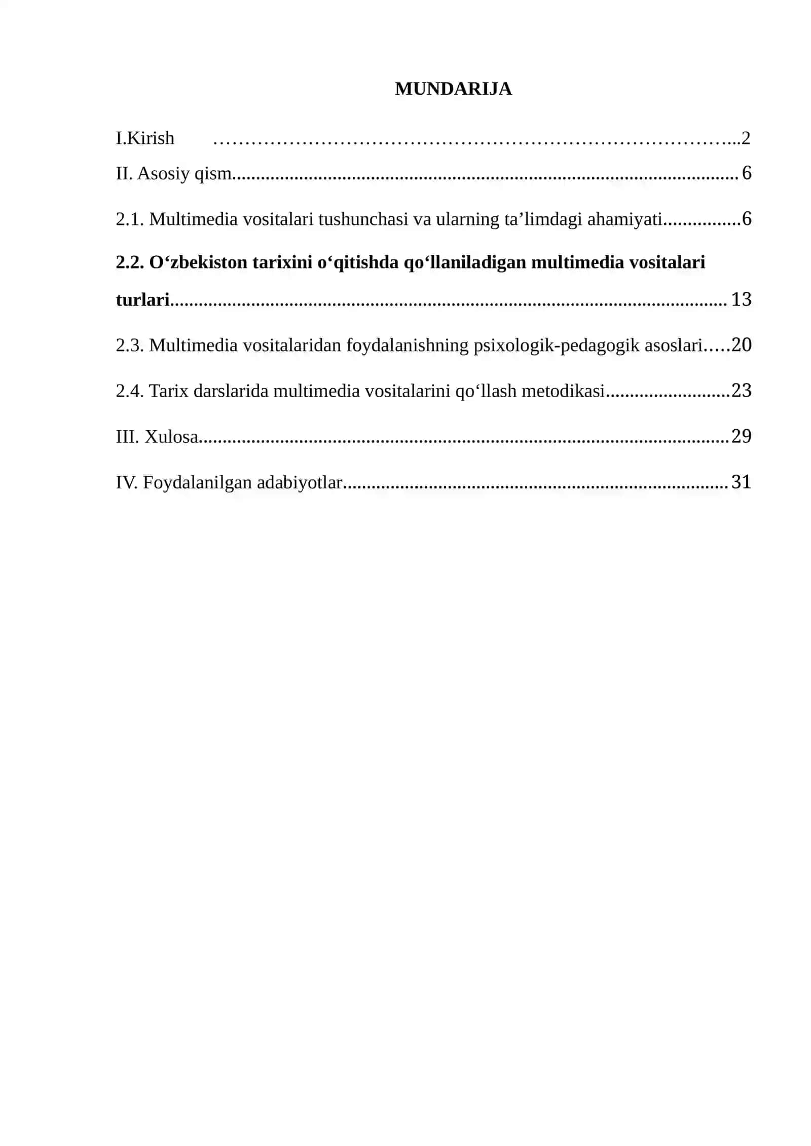 Tarix darslarida mahalliy tarix materiallaridan foydalanish metodikasi 2