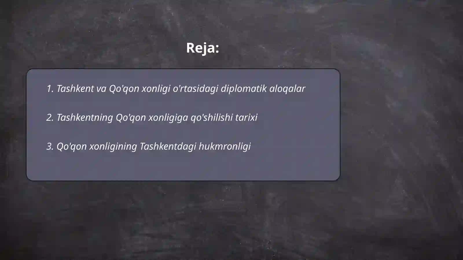Tashkent va Qoqon xonligidagi munosobatlar 2