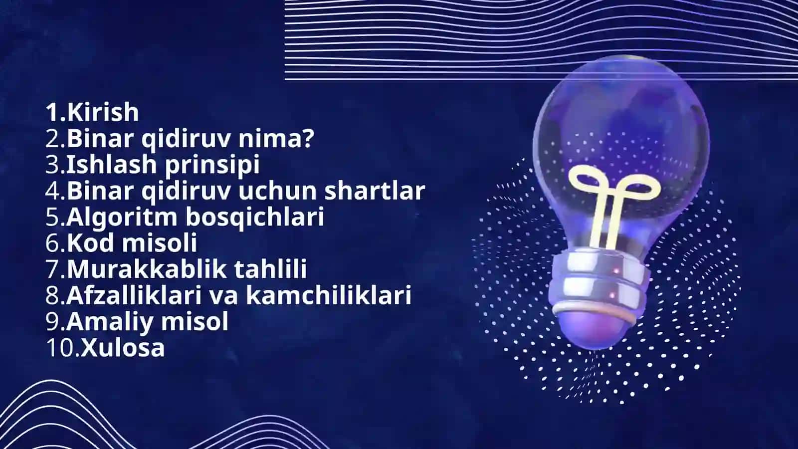 Binar qidiruv 2
