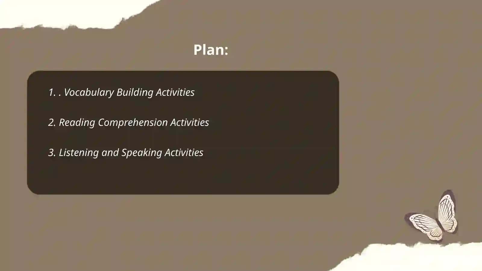 Vocabulary Building Activities 2