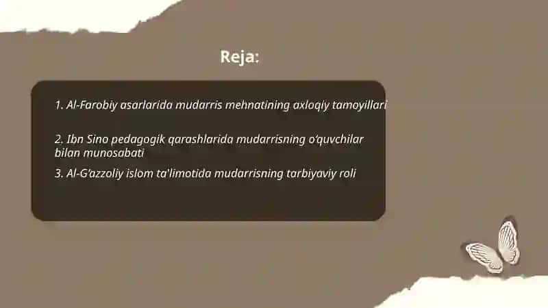 Sharq allomalarining asarlarida mudarrislar mehnati to'g'risidagi ilg'or pedagogik fikrlar 2