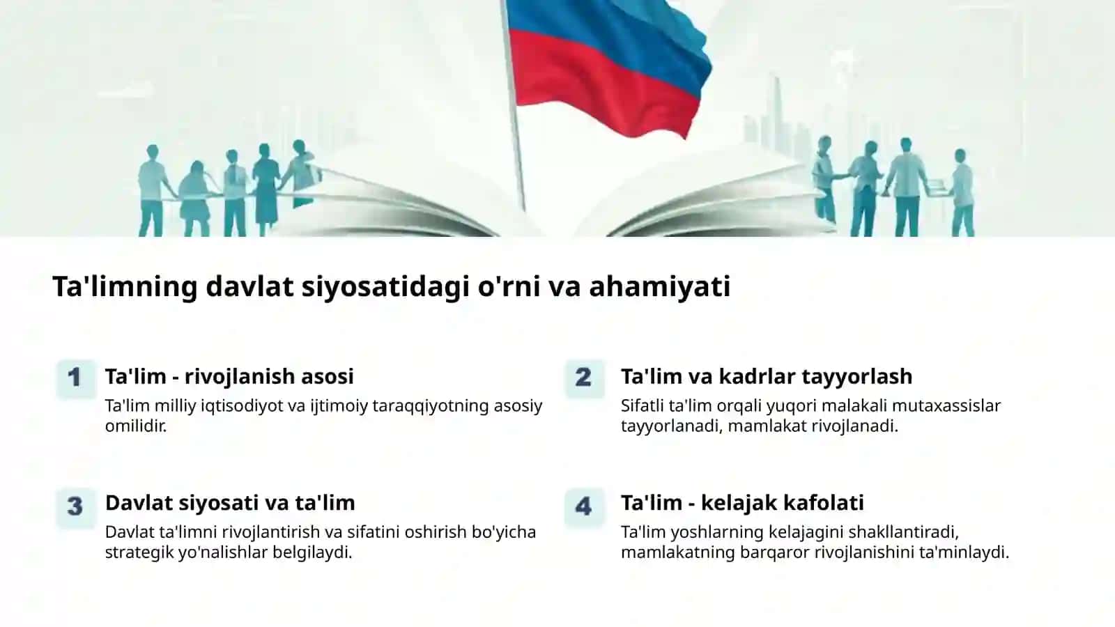 Ta'lim qonuni: Asosiy tamoyillar 2