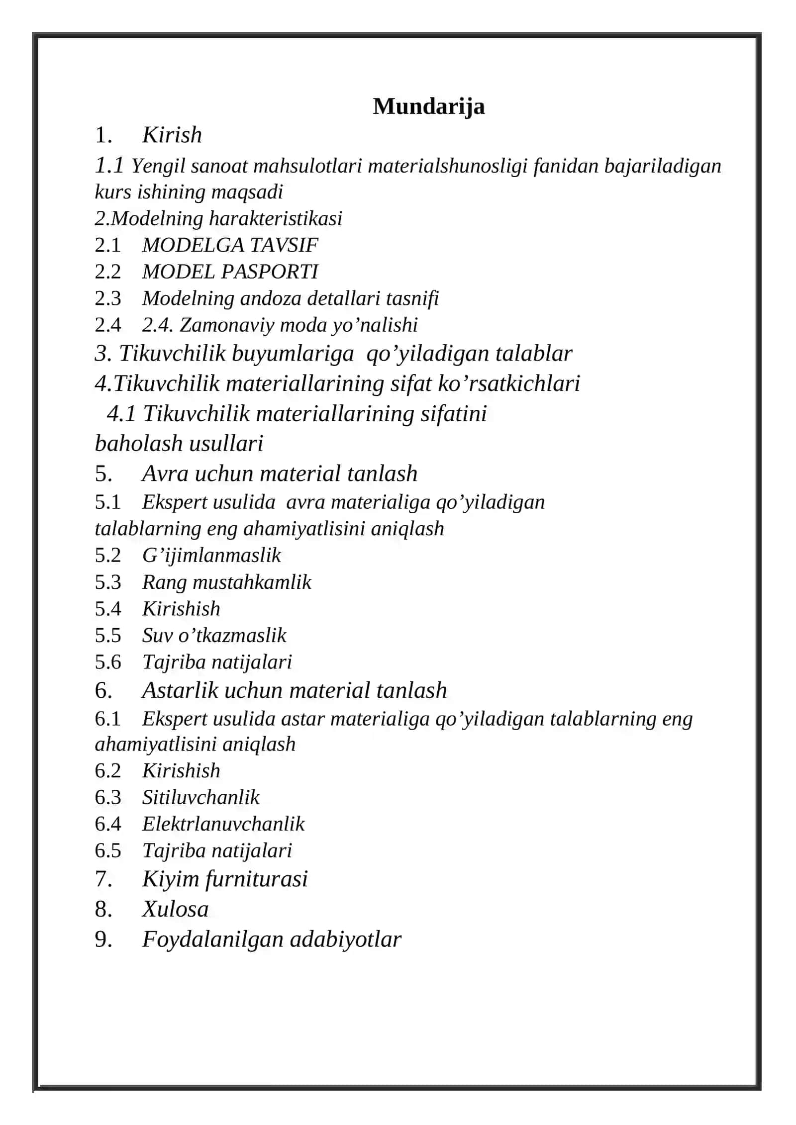 AYOLLARNING KUZ-BAHOR MAVSUMLARIGA MO’LJALLANGAN PLASHI UCHUN MATO TANLASH 2