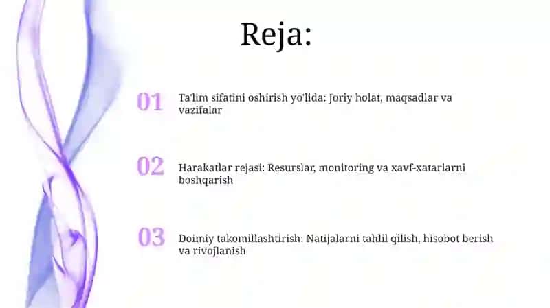 Ta'lim sifatini oshirish 2