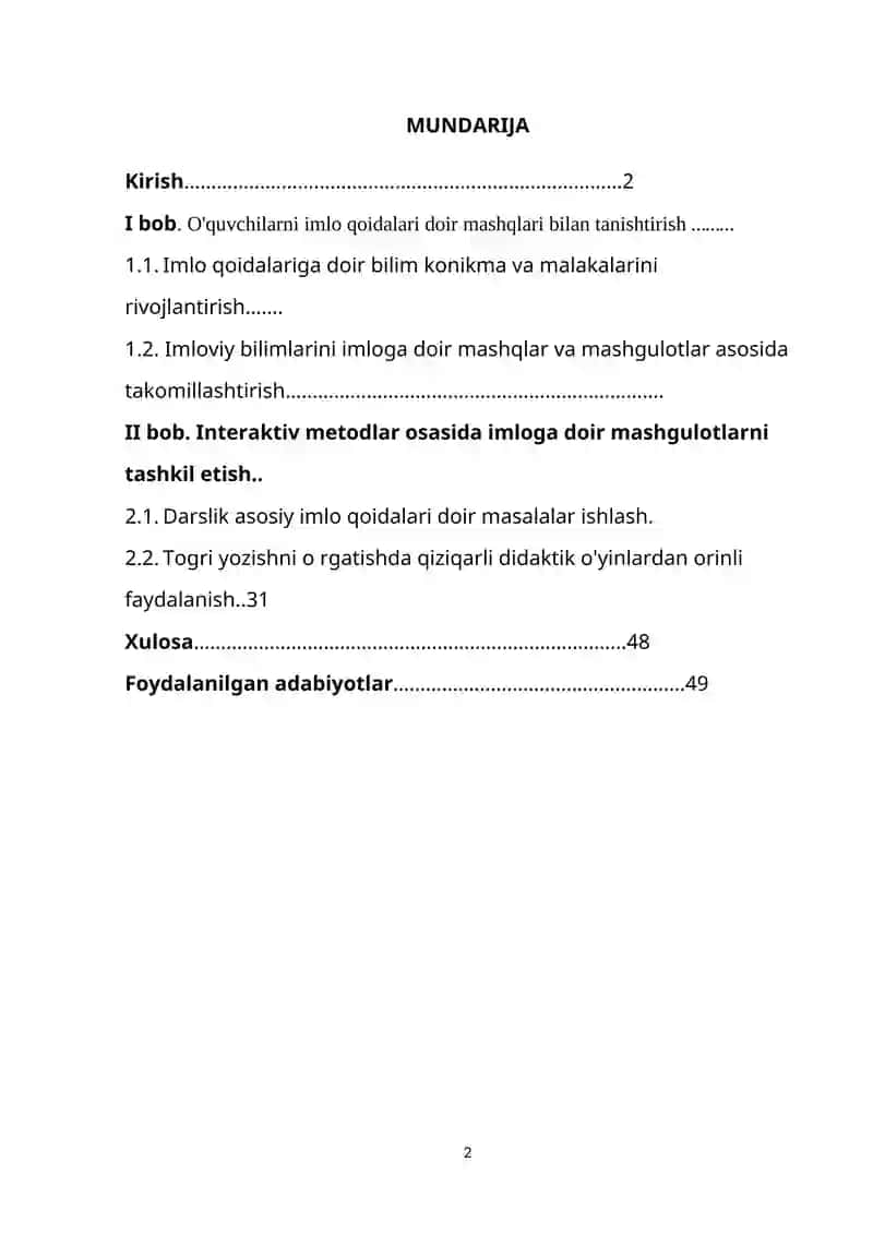 3-sinfda imlo qaidalariga doir mashq materiallarini taxlil kilish 2