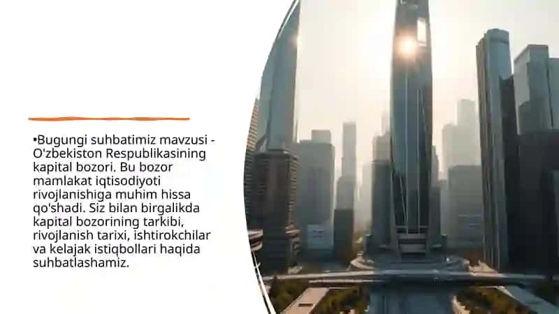 O'zbekiston Respublikasi Kapital Bozori: Rivojlanish va Xususiyatlari 2