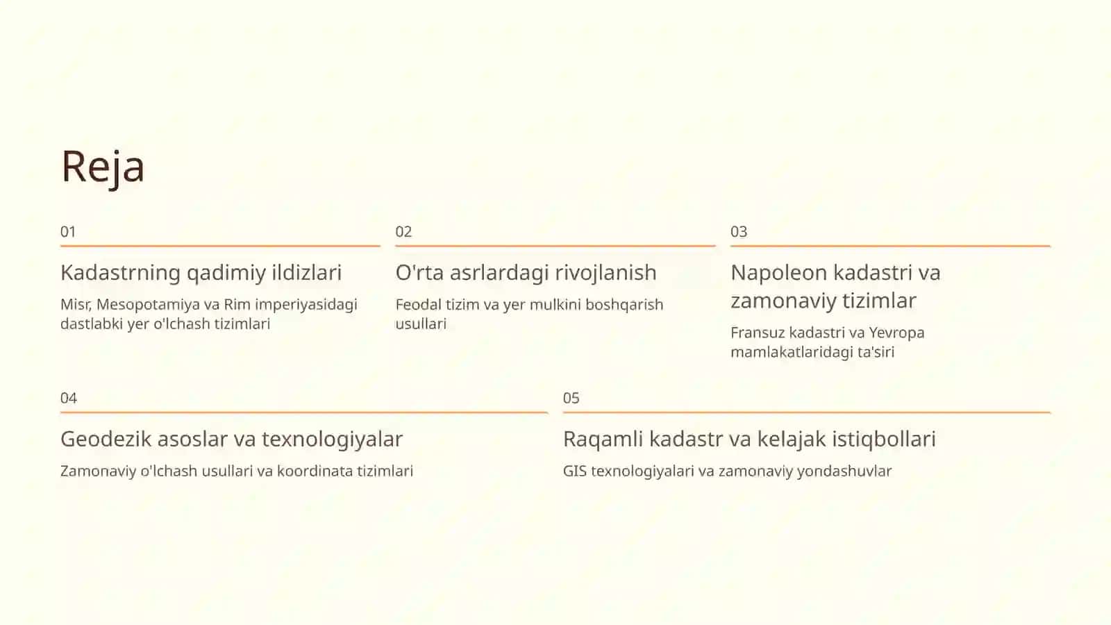 Kadastr: Tarixiy Rivojlanish va Geodezik Asoslari 2