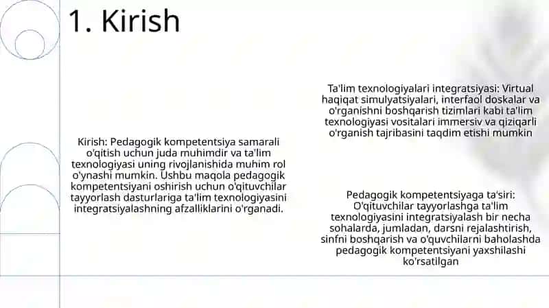 Pedagogik Kompetetlikni Shakillantirishda TaʼLim Texnalogiya TadbigʻI 2