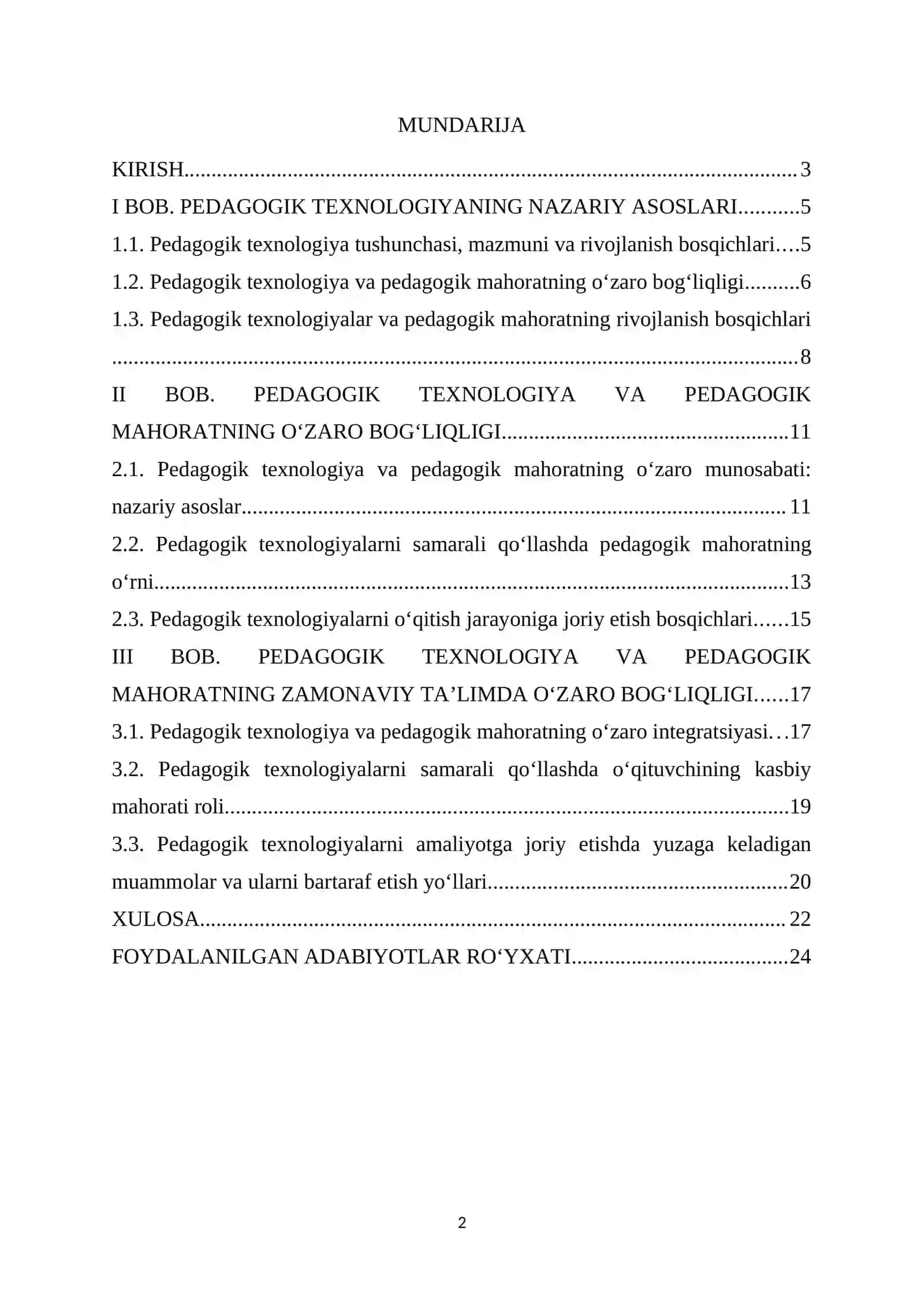 PEDAGOGIK TEXNOLOGIYANING NAZARIY ASOSLARI 2