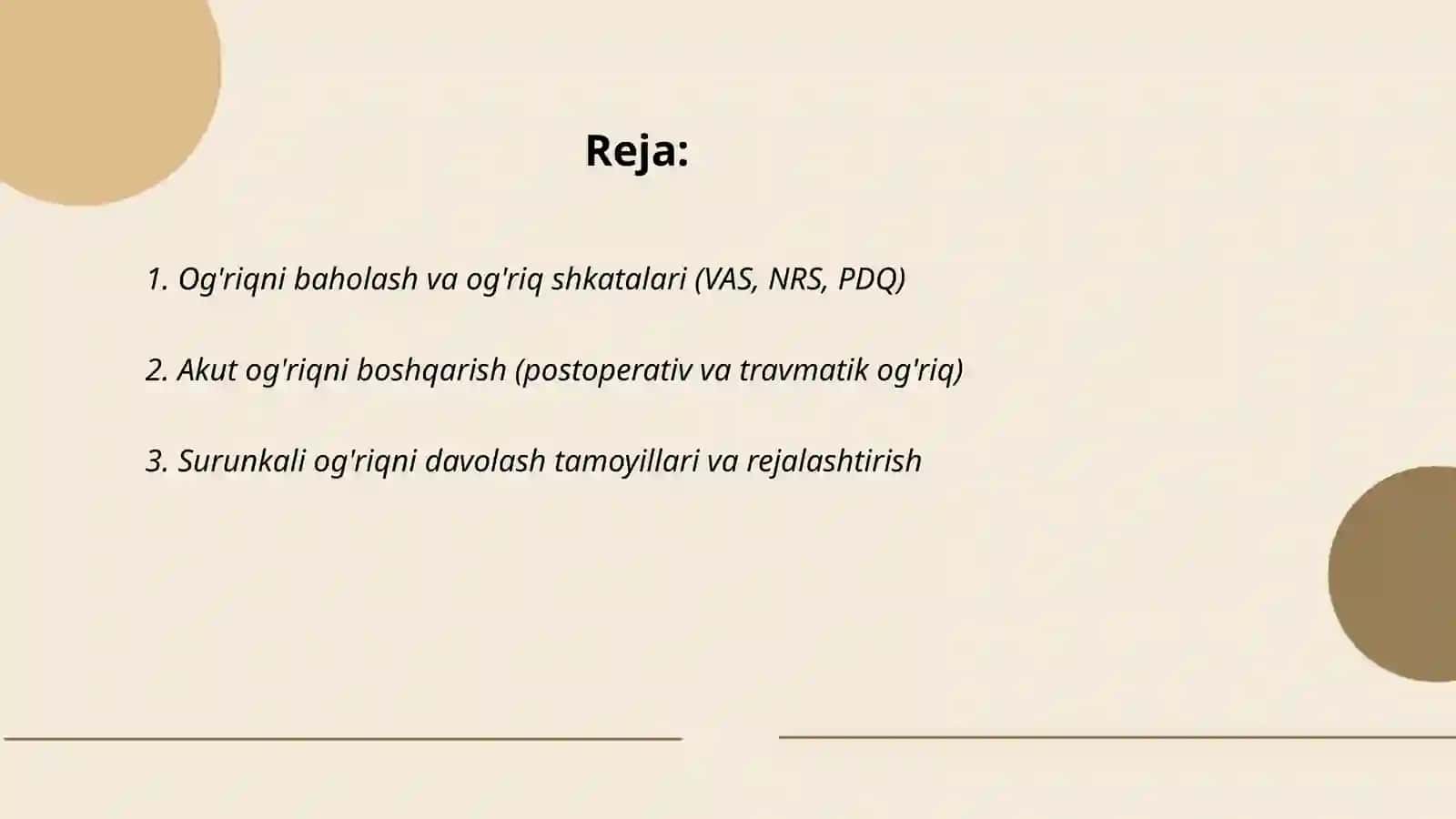 Og'riq va ogriq sindorimini davolash 2