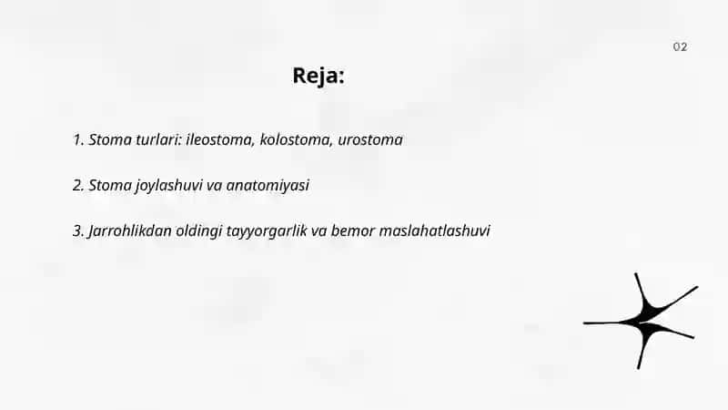 Xirurgik stomani parvarish qilish 2