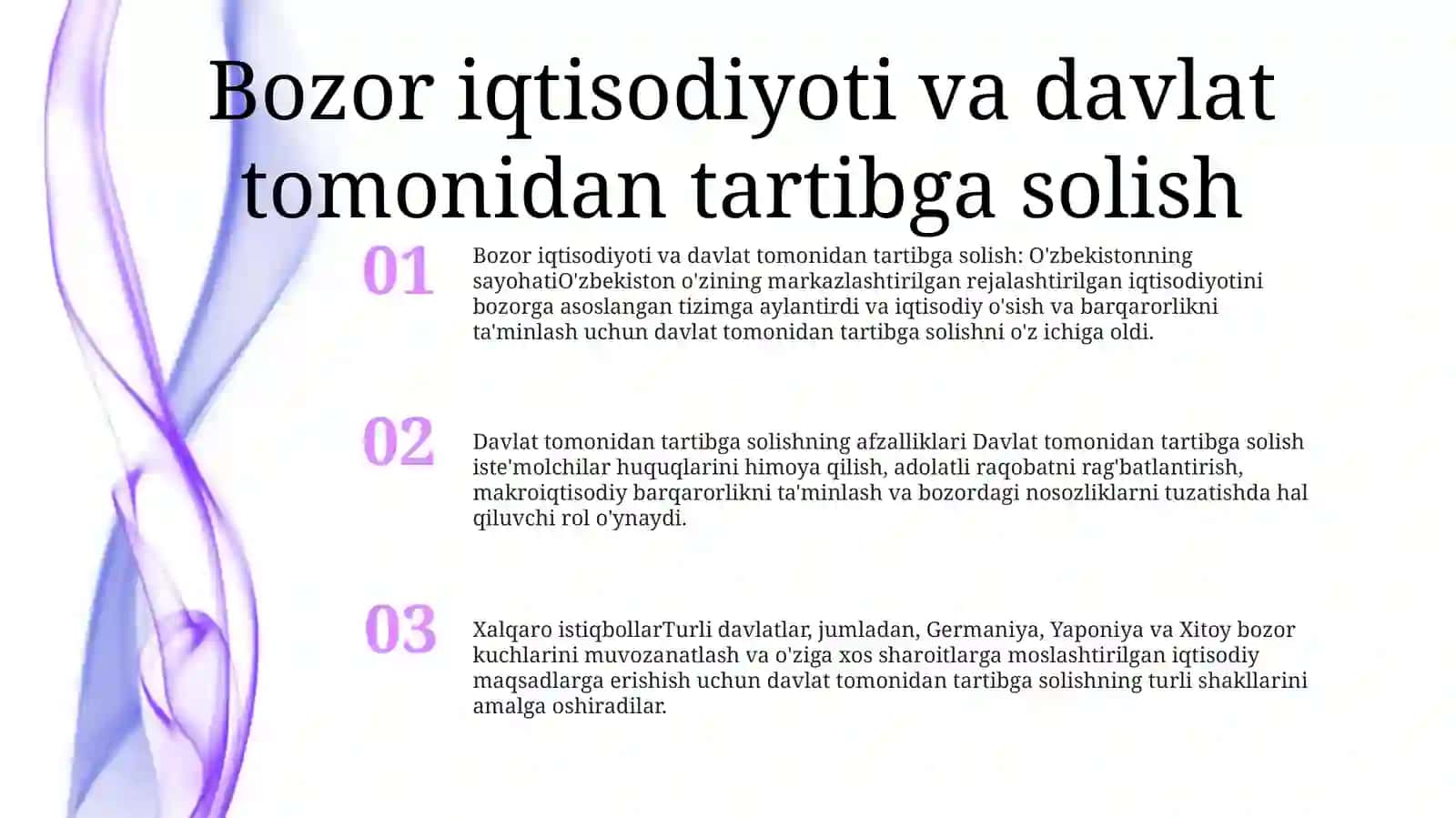 Bozor Iqtisodiyotini Davlat Tomonidan Tartibga Solishning Zaruriyat Va Asosiy Mazmuni 2