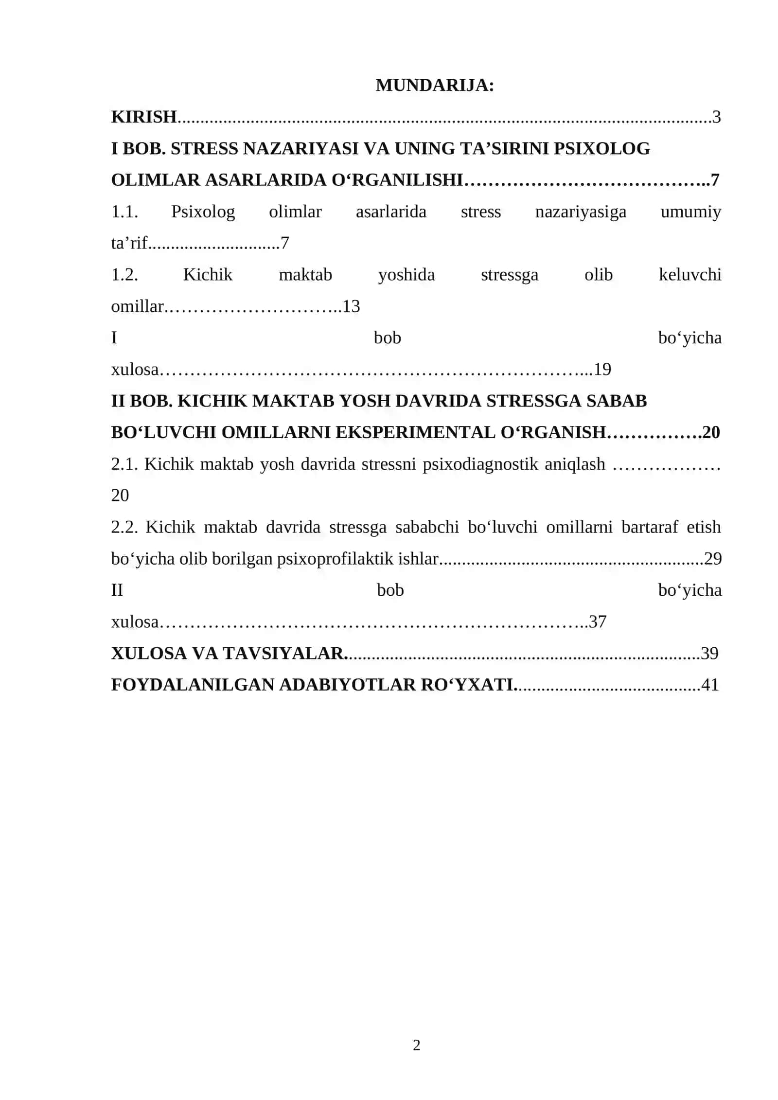 Kichik maktab davrida stress va uning tahlili 2