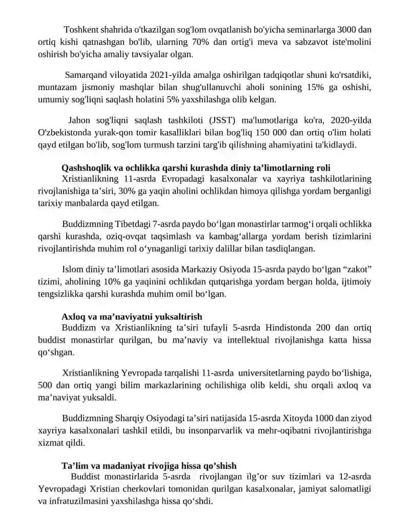 Buddaviylik va xiristianlik dinlari jamyat taraqqiyot 2