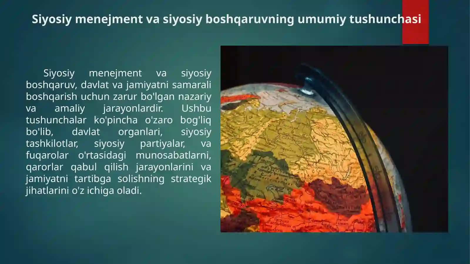 Siyosiy menejment va siyosiy boshqaruv 2