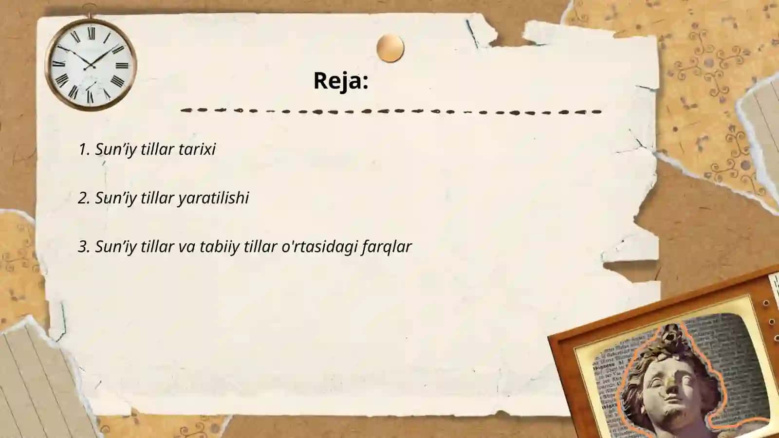 Sunʼiy tillar mavzusida 2