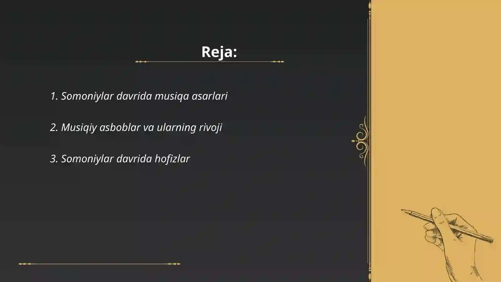 Somoniylar davri musiqa madaniyati 2