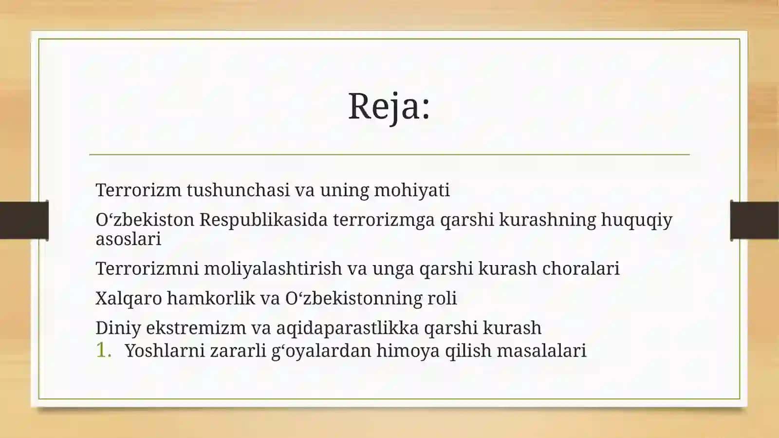 Oʻzbekistonningterrarizma qarshi kurashtajribasi 2