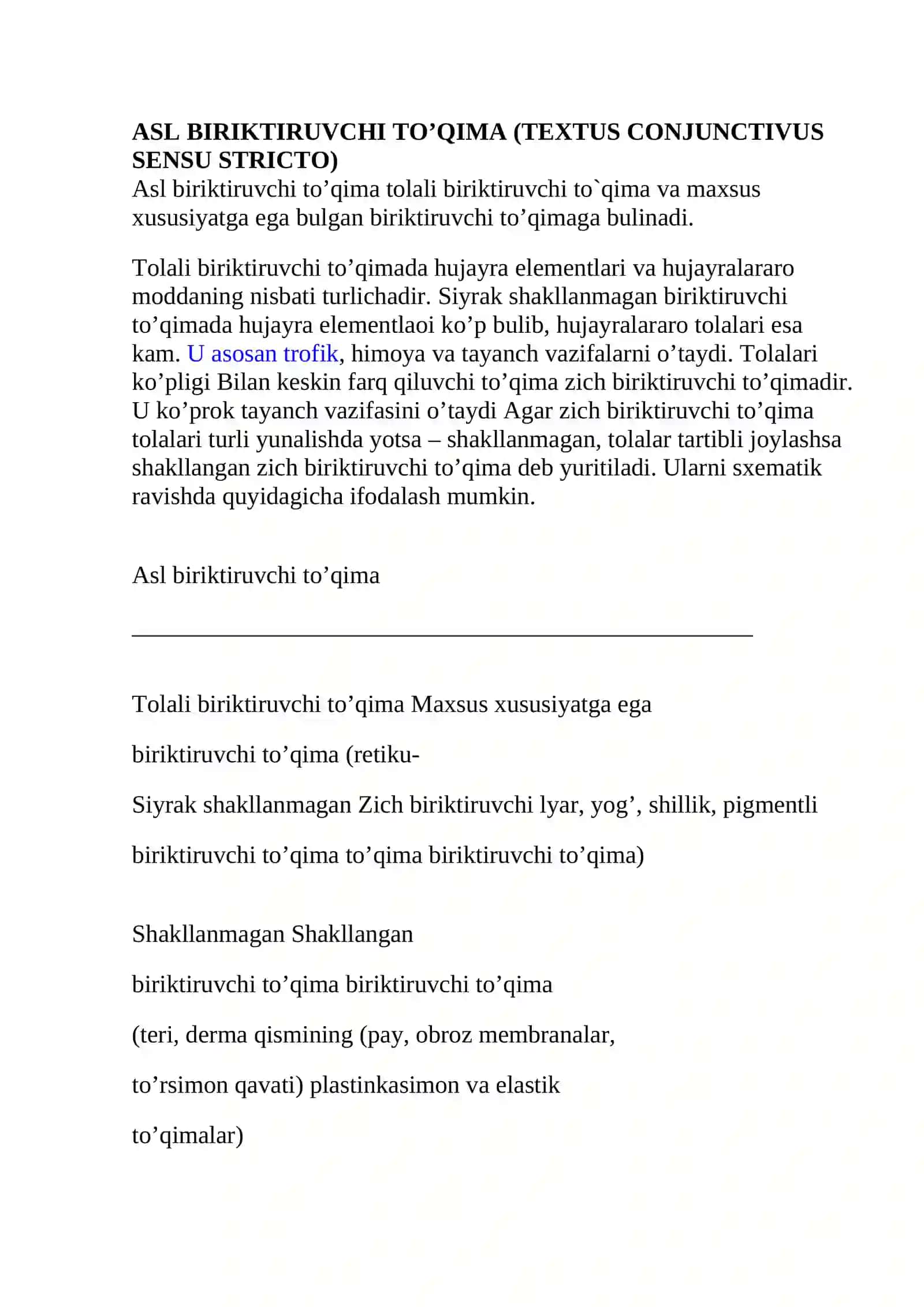 BIRIKTIRUVCHI TO’QIMALARNING XILMA-XILIGI O’ZIGA XOSLIGI 2