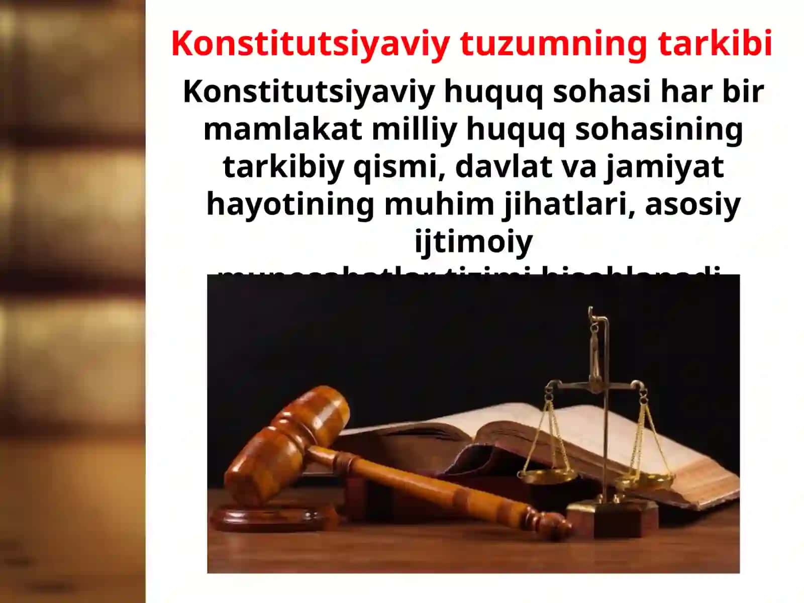 Davlat va huquq asoslari fani 3-mavzu 2