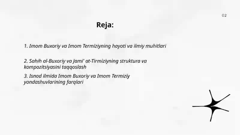 Imom Buxoriy va Imom Termiziyning hadis ilmiga qoʻshgan hissalarining qiyosiy tahlili 2