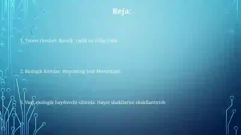 Biomaromlar va tirik organizmlarning hayotiy shakllari 2