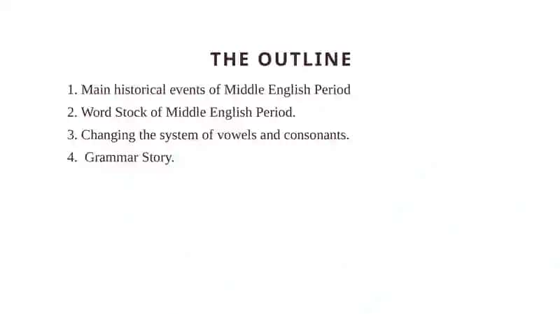Middle English Period 2