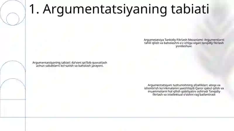 Argumentatsiya Tankidiy Fikrlash Mezanizmi 2